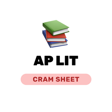 AP English Lit Cram Sheet