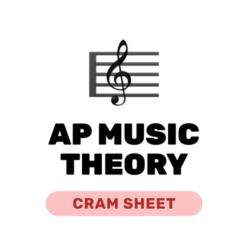 AP Music Theory Cram Sheet