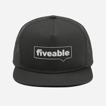 Fiveable Outline Mesh Snapback - Dark Mode